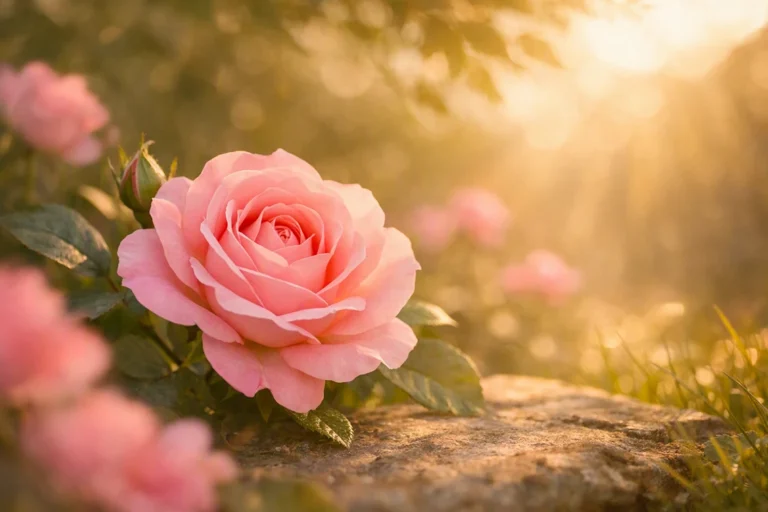 Roze roos